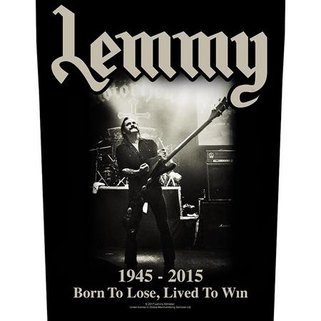 Motorhead | Lemmy Lived To Win | Grote rugpatch